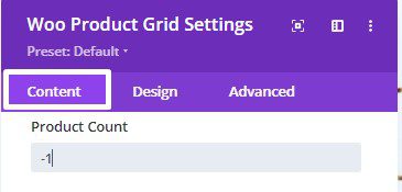 Product Count